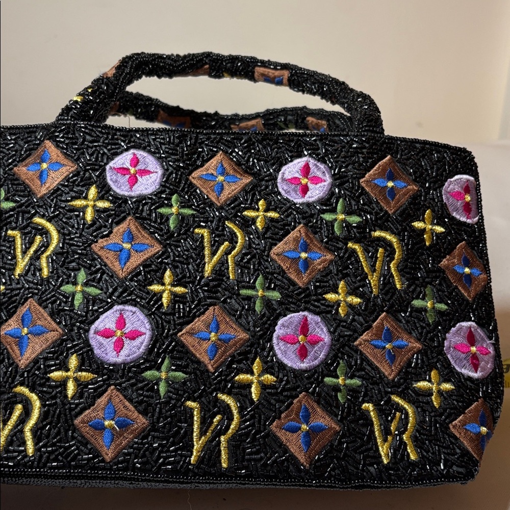Unbranded Evening Beaded and Embroidered Handbag - Picture 8 of 12